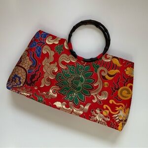 Dragon Design Red Purse